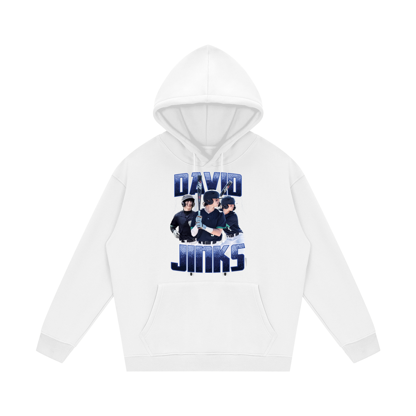 David Jinks Retro Graphic Hoodie