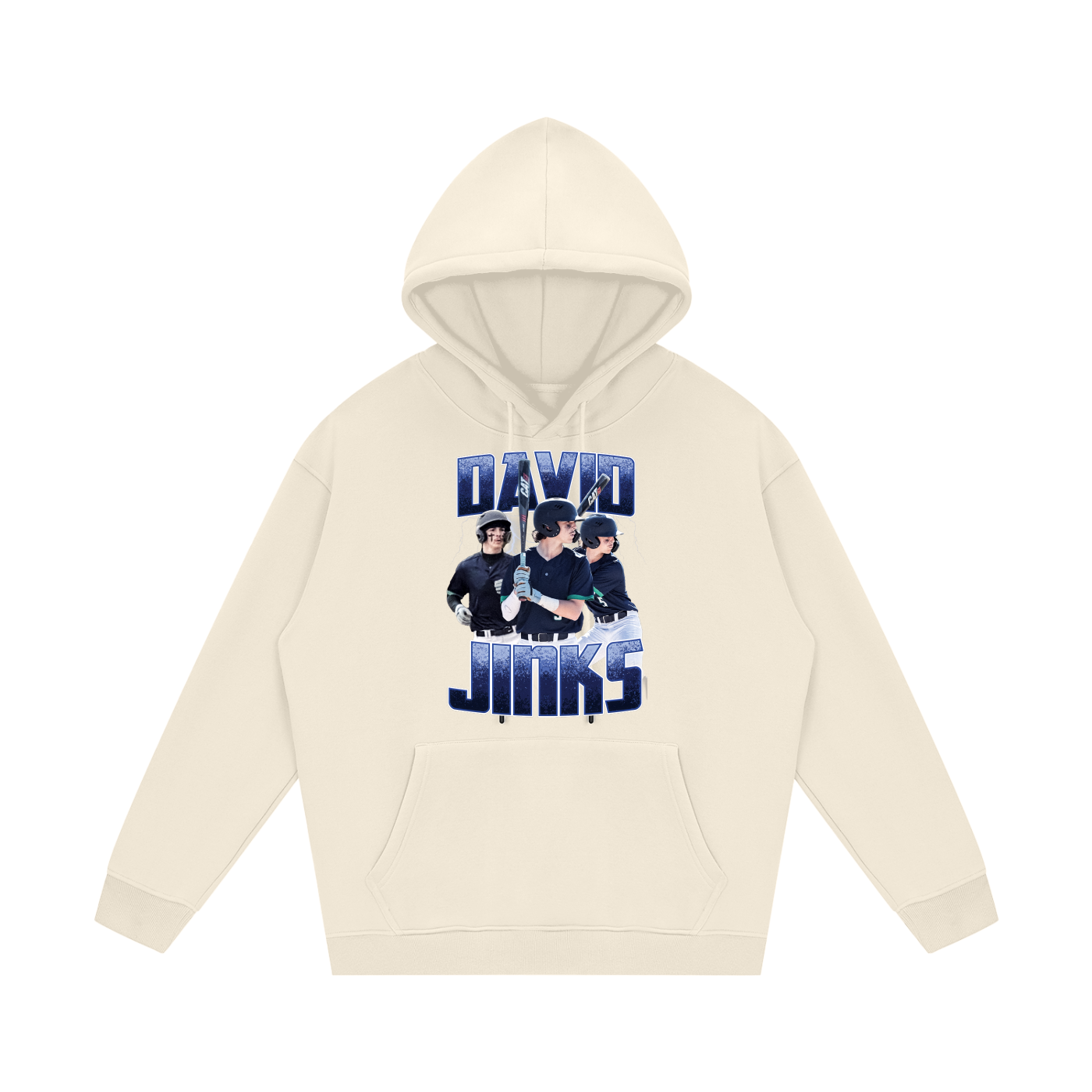 David Jinks Retro Graphic Hoodie