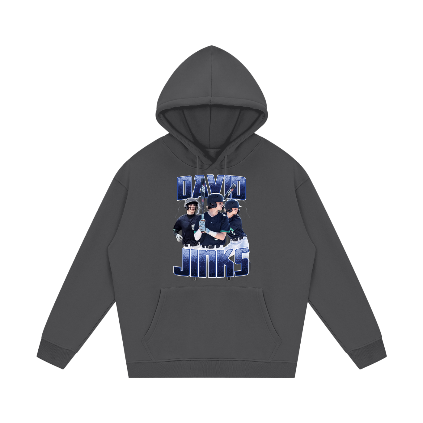 David Jinks Retro Graphic Hoodie