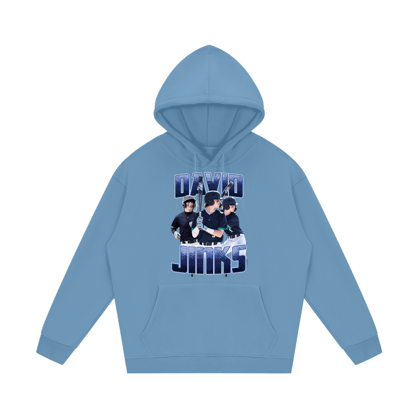 David Jinks Retro Graphic Hoodie