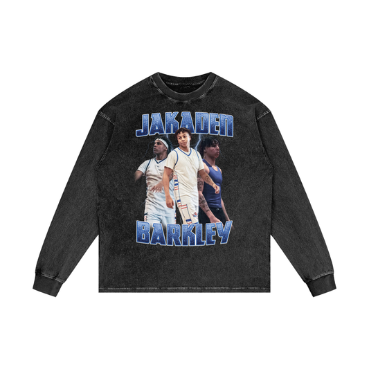 Jakaden Barkley Vintage Graphic Oversize Long Sleeve Tee