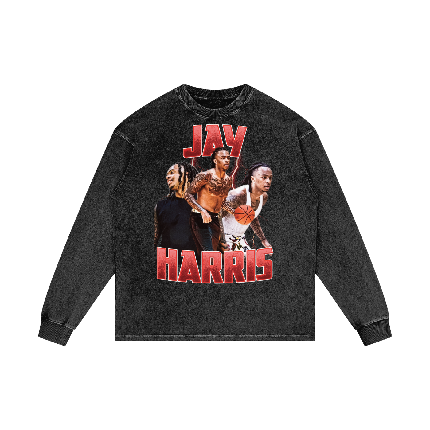 Jay Harris Vintage Graphic Oversized Long Sleeve