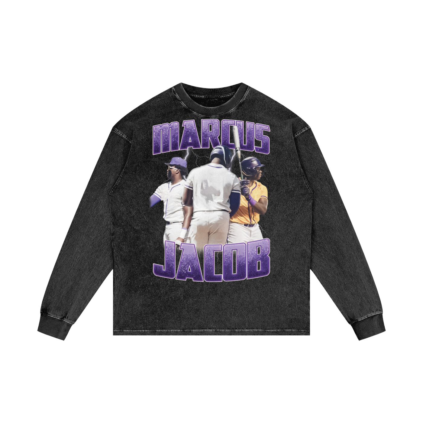 Marcus Jacob Vintage Graphic Oversized Long Sleeve