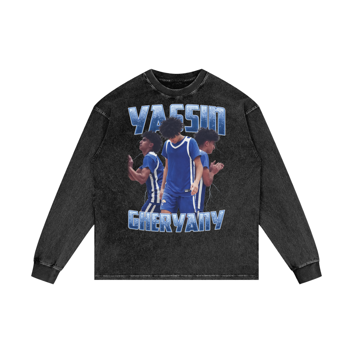 Yassin Gheryany Vintage Graphic Oversized Long Sleeve