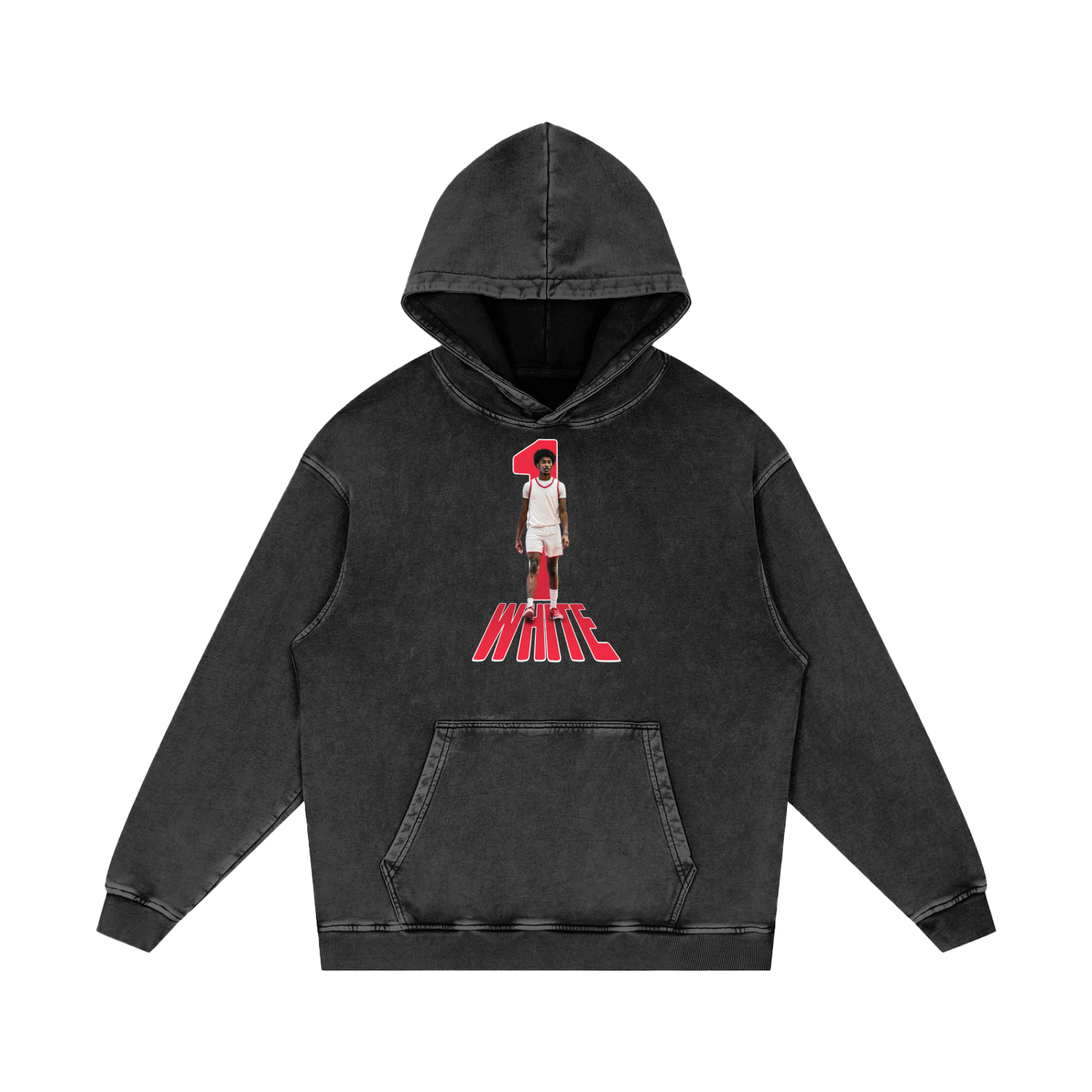 Kason White Graphic Hoodie