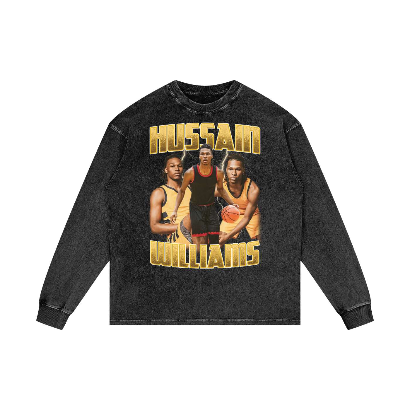 Hussain Williams Vintage Graphic Oversized Long Sleeve