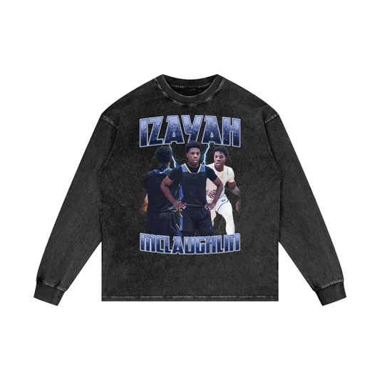Izayah McLaughlin Vintage Graphic Oversize Long Sleeve Tee