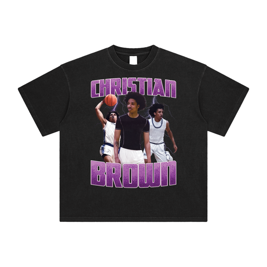 Christian Brown Graphic Tee