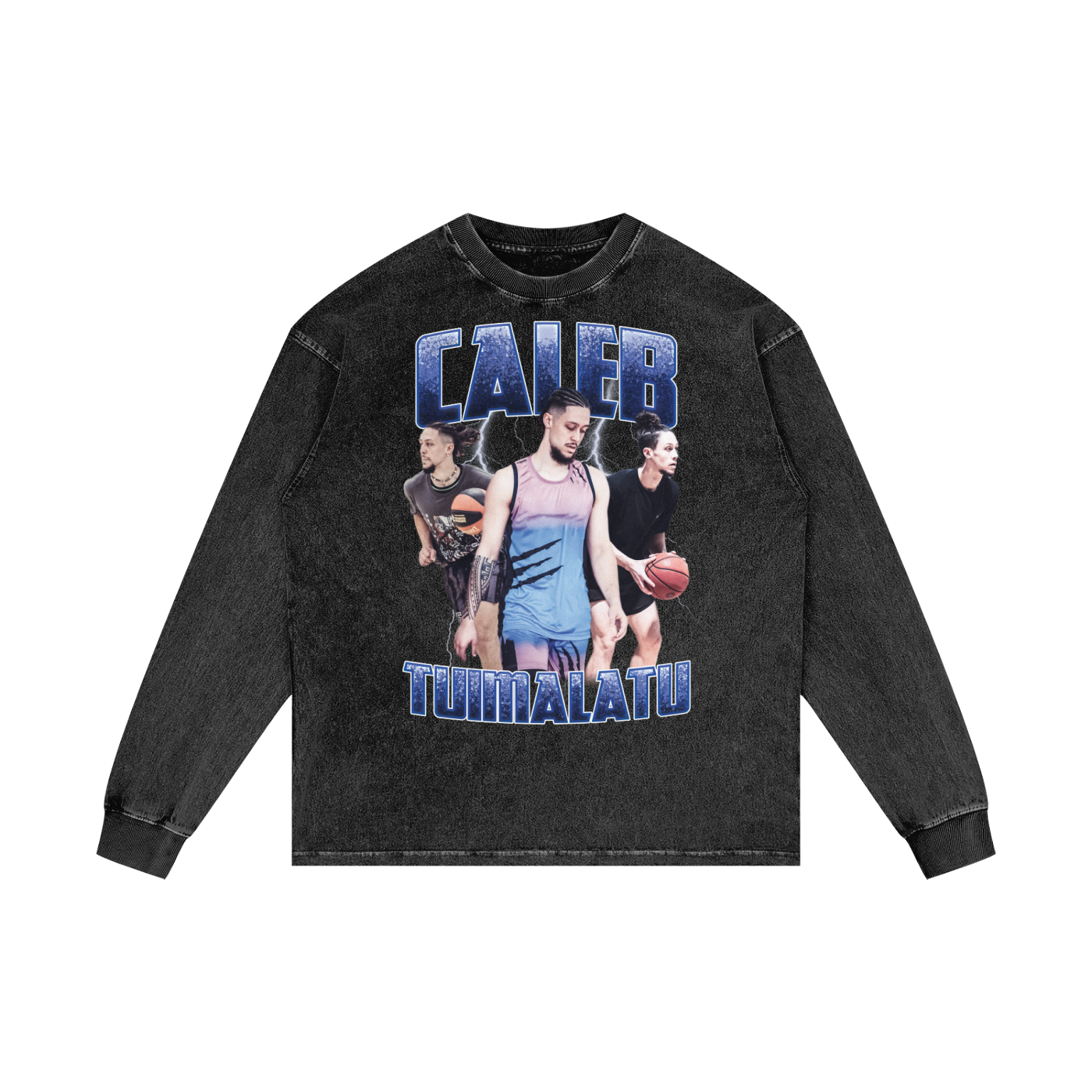 Caleb Tuimalatu Vintage Graphic Oversized Long Sleeve