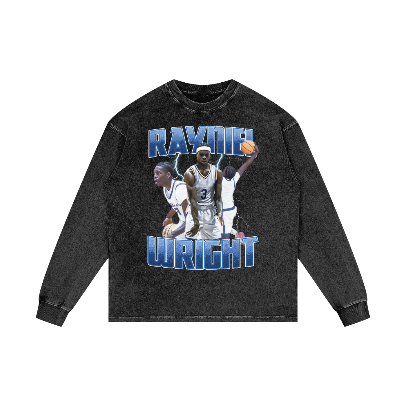 Rayniel Wright Vintage Graphic Oversized Long Sleeve