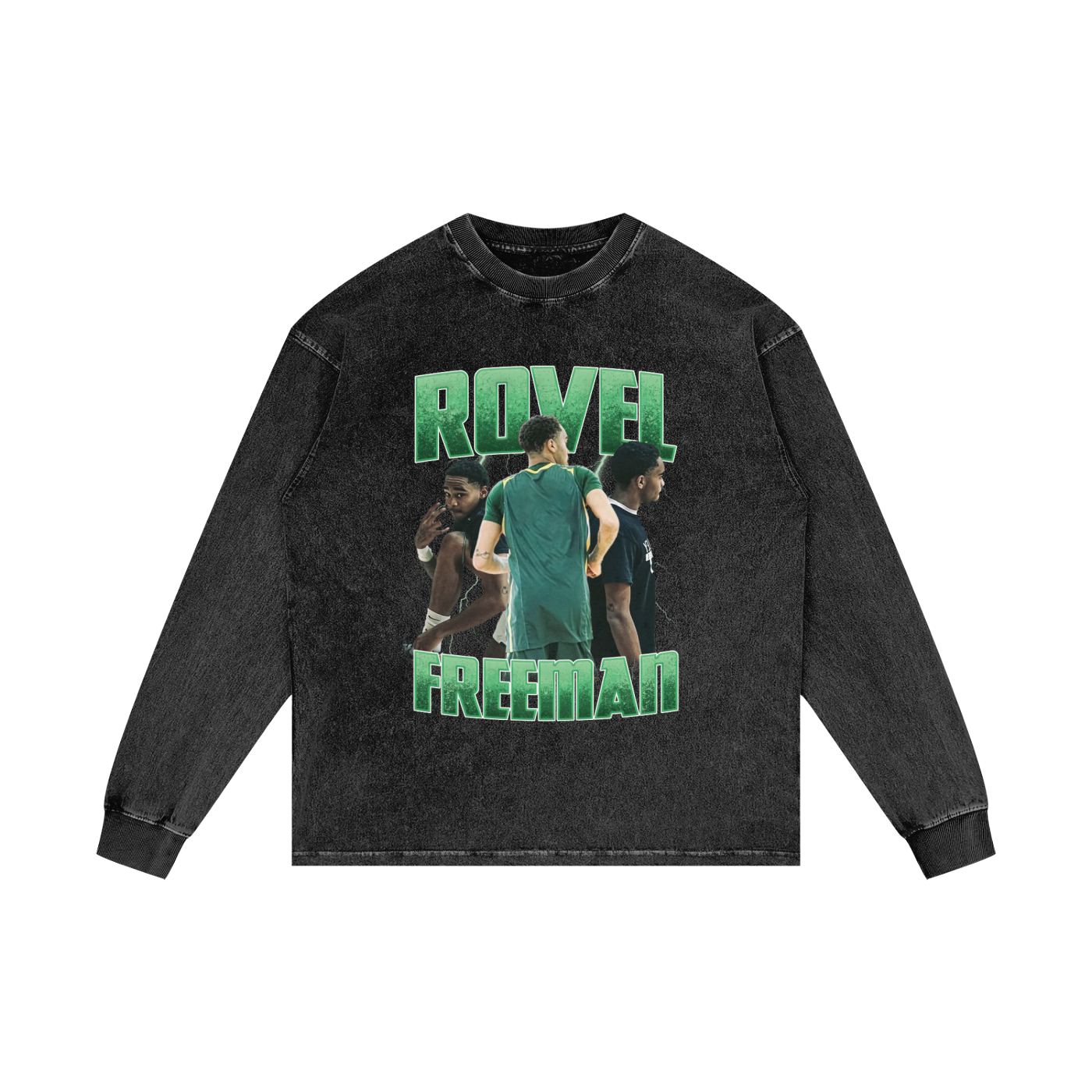 Royel Freeman Vintage Graphic Oversized Long Sleeve